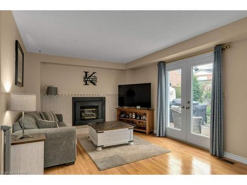 908 Mona Drive, Kingston, ON - Indoor Photo Showing Living Room With Fireplace