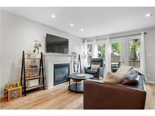 1204 Amanda Court, Kingston, ON - Indoor Photo Showing Living Room With Fireplace