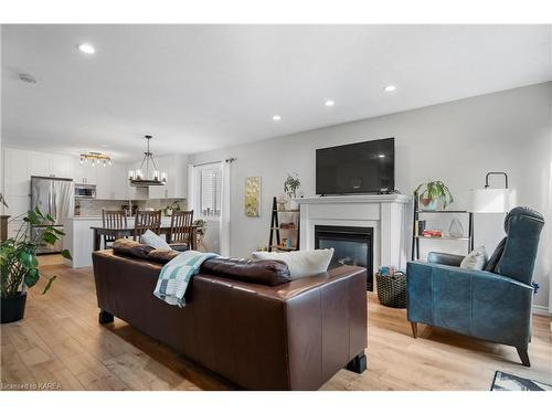 1204 Amanda Court, Kingston, ON - Indoor Photo Showing Living Room With Fireplace