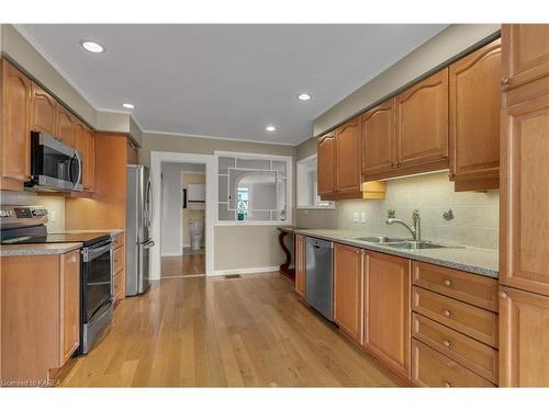 370 Stone Street, Gananoque, ON - Indoor Photo Showing Kitchen With Double Sink