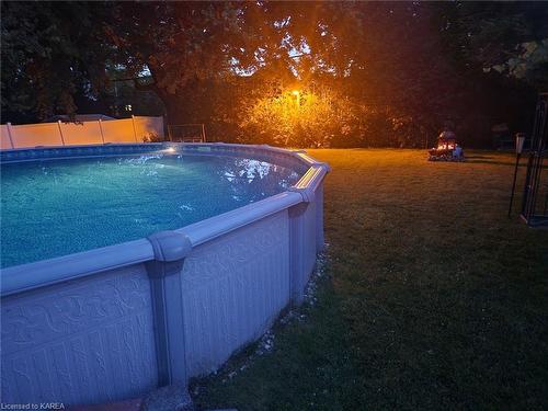 49 Sunny Acres Road, Kingston, ON - Outdoor With Above Ground Pool With Backyard