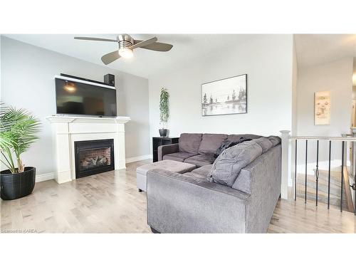 156 Mcdonough Crescent, Amherstview, ON - Indoor Photo Showing Living Room With Fireplace