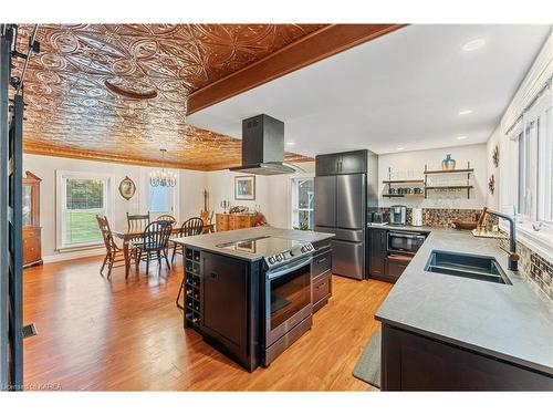 3699 38 Highway, Kingston, ON - Indoor Photo Showing Kitchen With Double Sink