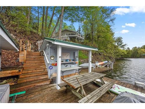 8126 Perth Road, Perth Road Village, ON - Outdoor With Body Of Water With Deck Patio Veranda