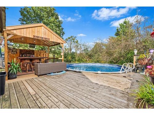 108 Lake Street, Mallorytown, ON - Outdoor With Above Ground Pool With Deck Patio Veranda