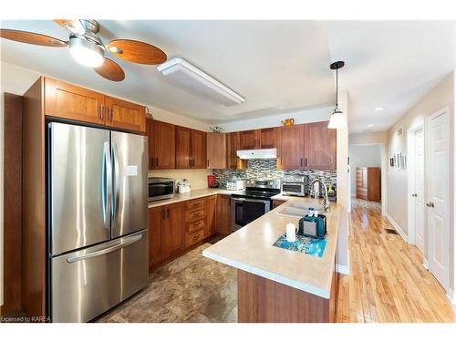 1072 Featherstone Court, Kingston, ON - Indoor Photo Showing Kitchen With Double Sink