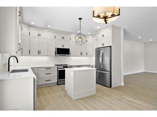 16 Palace Road, Napanee, ON - Indoor Photo Showing Kitchen With Stainless Steel Kitchen With Double Sink With Upgraded Kitchen