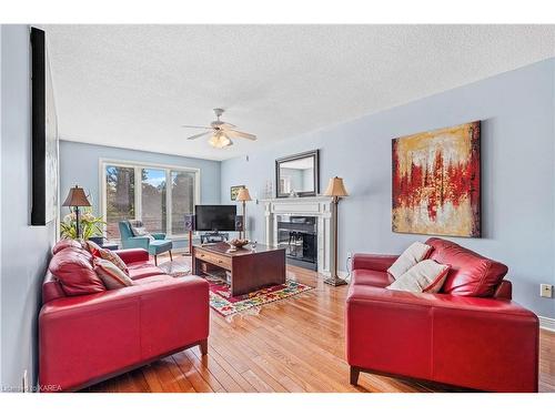 1098 Caitlin Crescent, Kingston, ON - Indoor Photo Showing Living Room With Fireplace