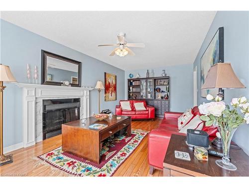 1098 Caitlin Crescent, Kingston, ON - Indoor Photo Showing Living Room With Fireplace