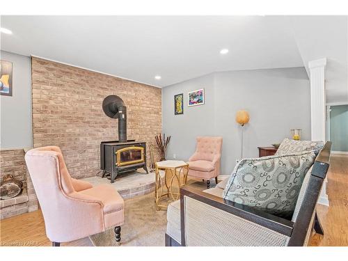 1098 Caitlin Crescent, Kingston, ON - Indoor With Fireplace