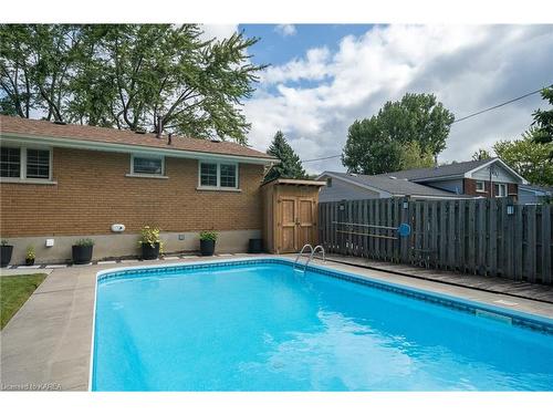 169 Belmont Avenue, Kingston, ON - Outdoor With In Ground Pool