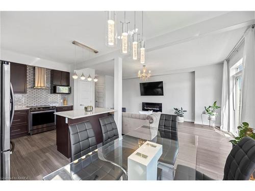 1422 Remington Avenue, Kingston, ON - Indoor Photo Showing Kitchen With Fireplace