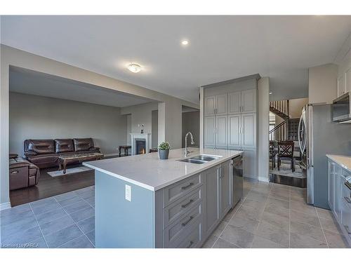 1382 Monarch Drive, Kingston, ON - Indoor Photo Showing Kitchen With Double Sink