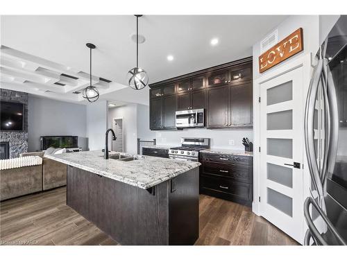 3541 Greenfield Road, Inverary, ON - Indoor Photo Showing Kitchen With Double Sink With Upgraded Kitchen