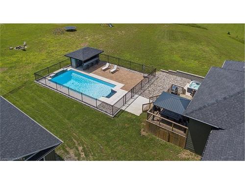 3541 Greenfield Road, Inverary, ON - Outdoor With In Ground Pool With Deck Patio Veranda