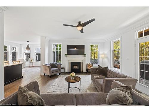 60 Landsakes Road, Lansdowne, ON - Indoor Photo Showing Living Room With Fireplace