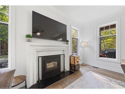 60 Landsakes Road, Lansdowne, ON - Indoor Photo Showing Living Room With Fireplace