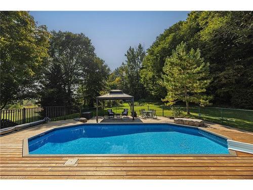 441 Heathcliffe Lane, Kingston, ON - Outdoor With Above Ground Pool With Backyard