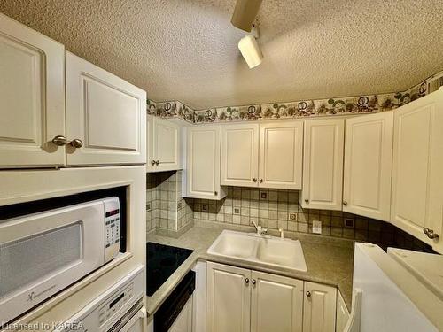 411-120 Barrett Court, Kingston, ON - Indoor Photo Showing Kitchen With Double Sink