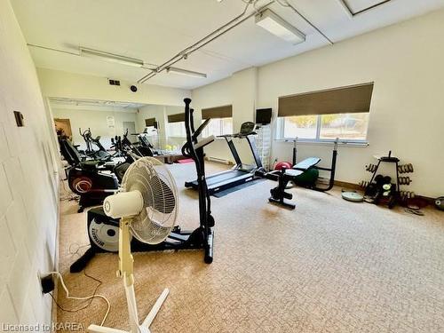 411-120 Barrett Court, Kingston, ON - Indoor Photo Showing Gym Room