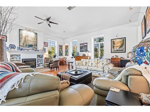 11 Cross Street, Odessa, ON - Indoor Photo Showing Living Room With Fireplace