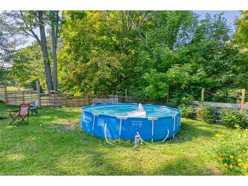 14255 Road 38 Road, Sharbot Lake, ON - Outdoor With Above Ground Pool With Backyard