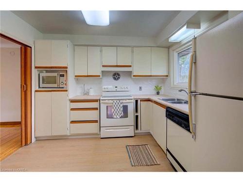 355 Elizabeth Drive, Gananoque, ON - Indoor Photo Showing Kitchen With Double Sink