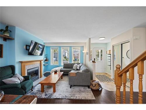 476 Fieldstone Drive, Kingston, ON - Indoor Photo Showing Living Room With Fireplace