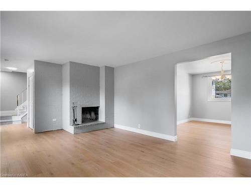 282 Welborne Avenue, Kingston, ON - Indoor Photo Showing Living Room With Fireplace