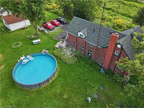 3281 Switzerville Road, Napanee, ON - Outdoor With Above Ground Pool