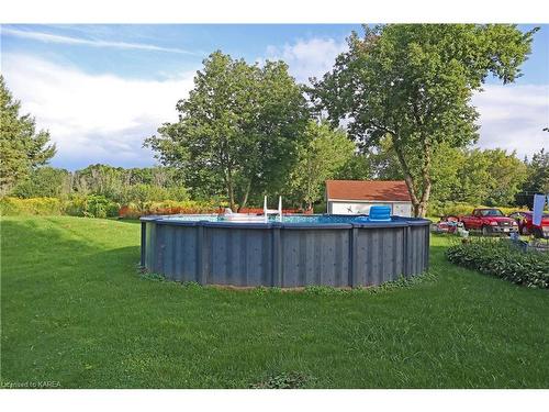 3281 Switzerville Road, Napanee, ON - Outdoor With Above Ground Pool With Backyard