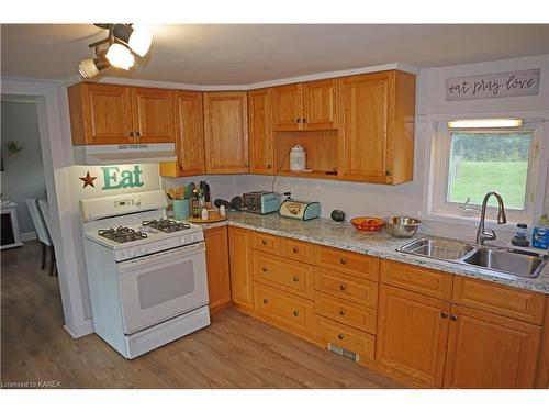 3281 Switzerville Road, Napanee, ON - Indoor Photo Showing Kitchen With Double Sink