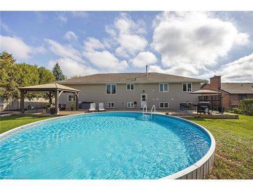 1439 Mildred Street, Kingston, ON - Outdoor With Above Ground Pool With Backyard With Exterior