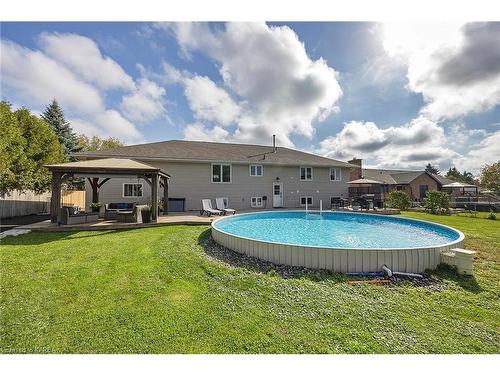 1439 Mildred Street, Kingston, ON - Outdoor With Above Ground Pool With Backyard