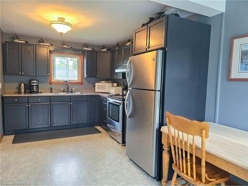 55 Birch Street, Gananoque, ON - Indoor Photo Showing Kitchen With Double Sink