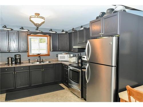 55 Birch Street, Gananoque, ON - Indoor Photo Showing Kitchen With Double Sink