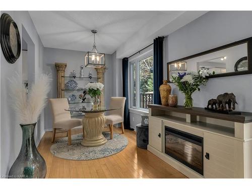 496 Grandtrunk Avenue, Kingston, ON - Indoor Photo Showing Dining Room With Fireplace