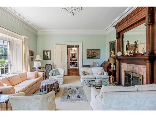 5 Emily Street, Kingston, ON - Indoor Photo Showing Living Room With Fireplace