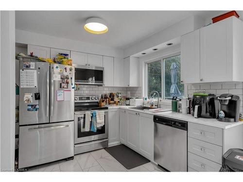 601 Gavin Court, Kingston, ON - Indoor Photo Showing Kitchen With Stainless Steel Kitchen