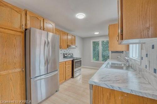 1-151 Dauphin Avenue, Kingston, ON - Indoor Photo Showing Kitchen With Double Sink