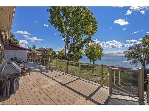 4744 Bath Road, Loyalist Township, ON - Outdoor With Body Of Water With Deck Patio Veranda With View