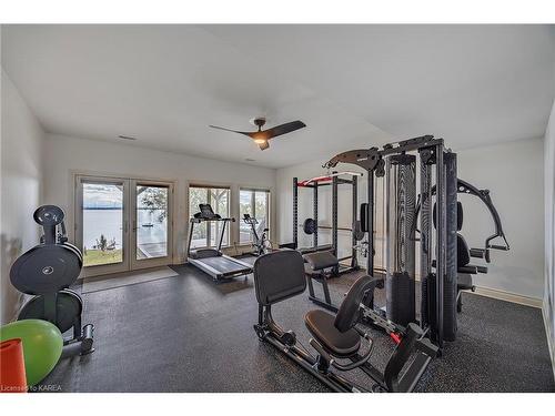 4744 Bath Road, Loyalist Township, ON - Indoor Photo Showing Gym Room