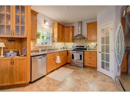 300 Academy Street, Bath, ON - Indoor Photo Showing Kitchen With Stainless Steel Kitchen With Double Sink