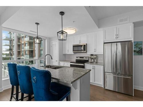 306-129 South Street, Gananoque, ON - Indoor Photo Showing Kitchen With Double Sink With Upgraded Kitchen