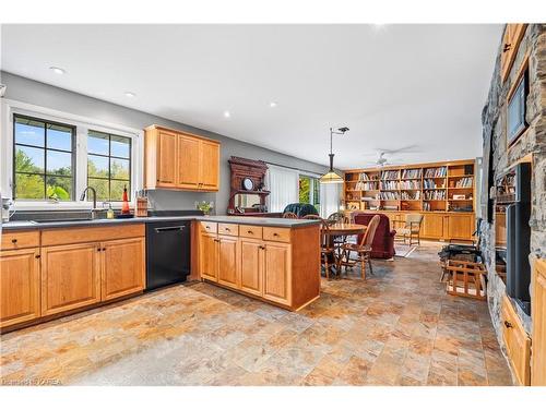 1733 Hitchcock Drive, Inverary, ON - Indoor Photo Showing Kitchen With Double Sink