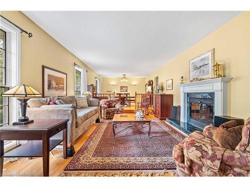 1733 Hitchcock Drive, Inverary, ON - Indoor Photo Showing Living Room With Fireplace