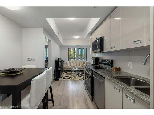 320-652 Princess Street, Kingston, ON - Indoor Photo Showing Kitchen With Double Sink