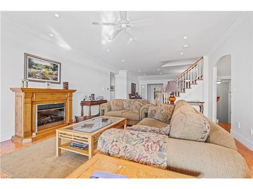 57 River Road, Gananoque, ON - Indoor Photo Showing Living Room With Fireplace