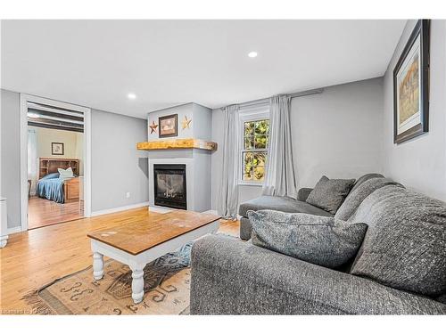 380 Mulville Road, Westport, ON - Indoor Photo Showing Living Room With Fireplace