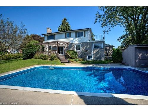 895 Percy Crescent, Kingston, ON - Outdoor With In Ground Pool With Deck Patio Veranda